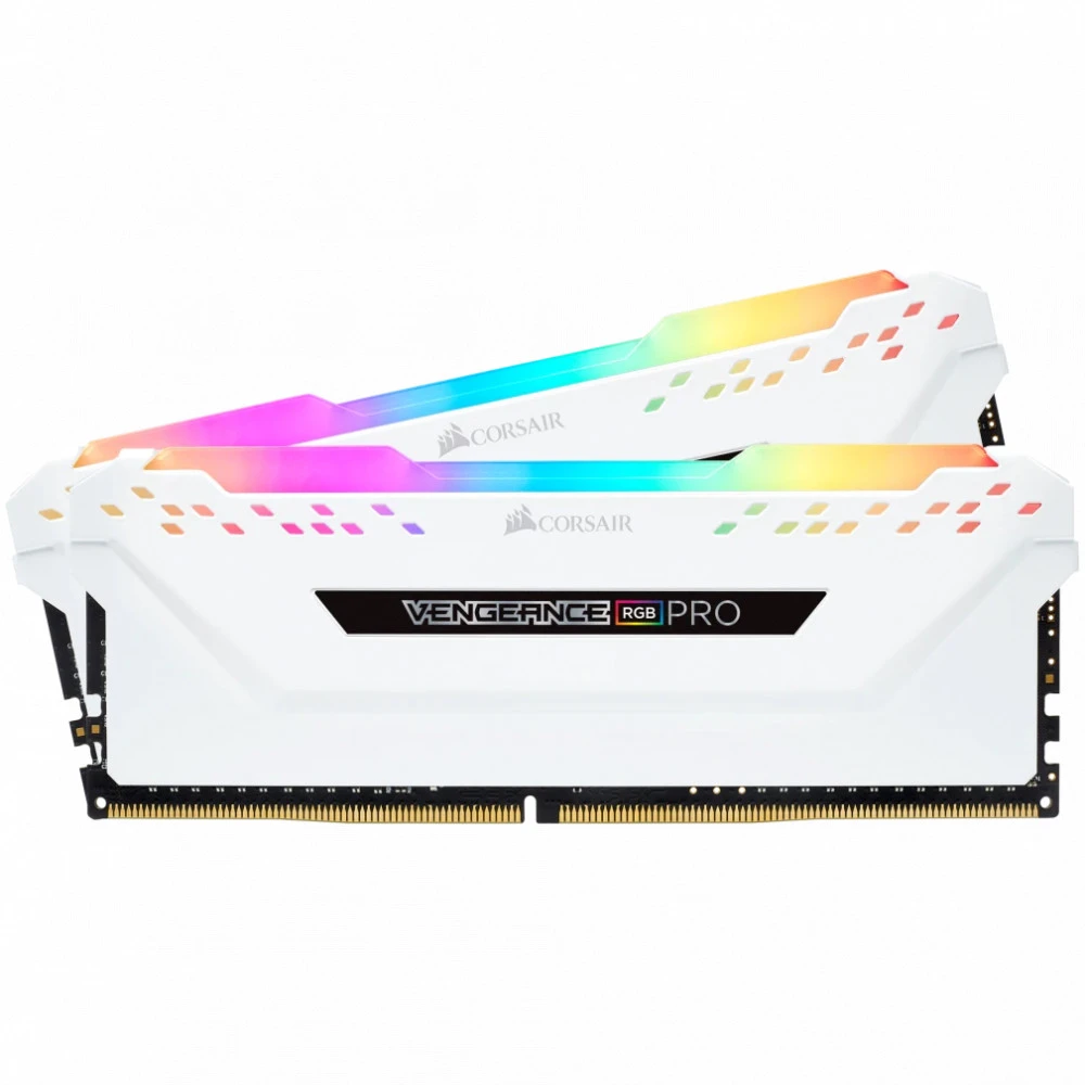 Оперативная память CORSAIR VENGEANCE RGB PRO 32GB (2x16GB) DDR4 3200 (PC4-25600) C16 1.35V Desktop Memory - White, 0840006620075 — 4