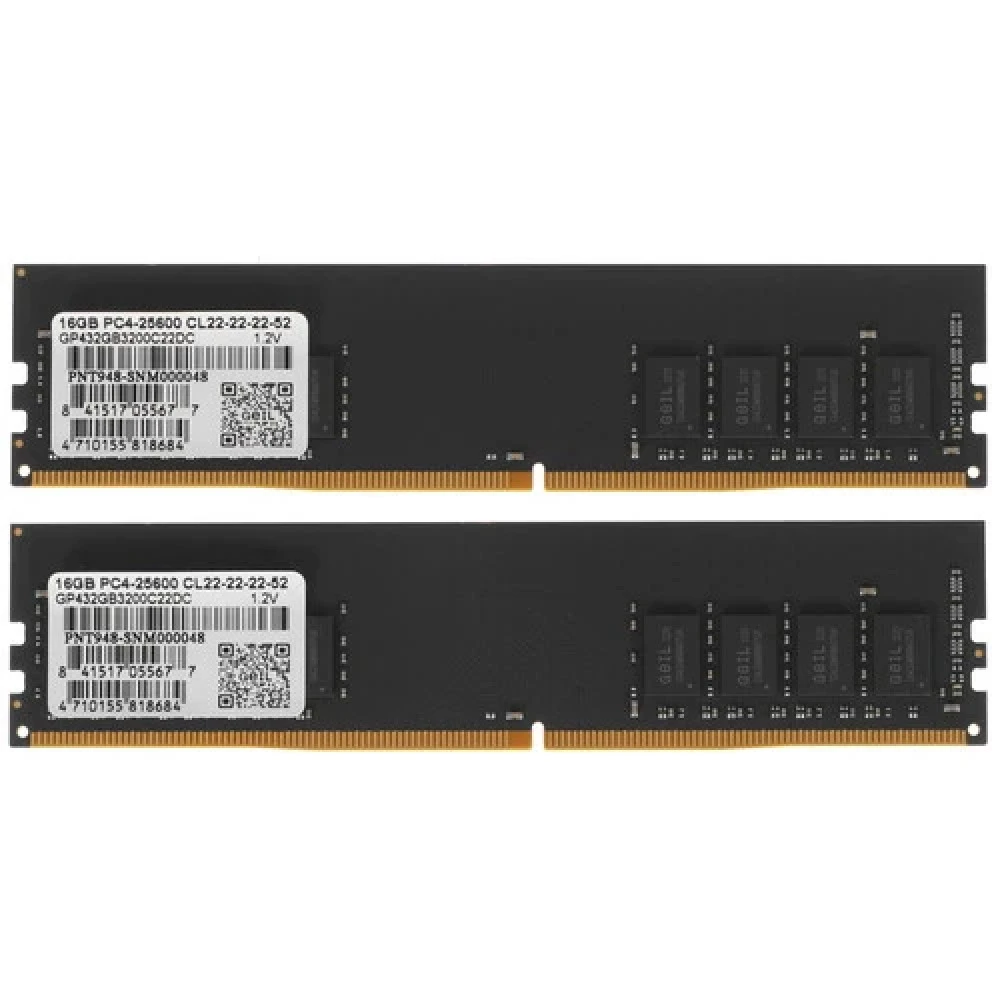 Оперативная память 32GB Kit (2x16GB) GEIL DDR4 3200Mhz PRISTINE PC4-25600 GP432GB3200C22DC — 4