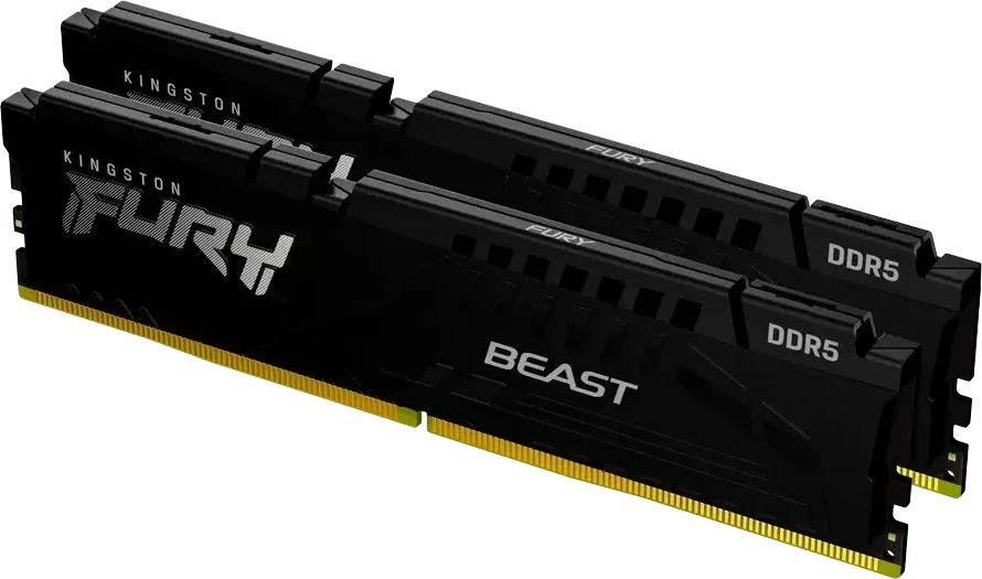 Оперативная память Kingston 64GB 6000MT/s DDR5 CL30 DIMM (Kit of 2) FURY Beast Black EXPO