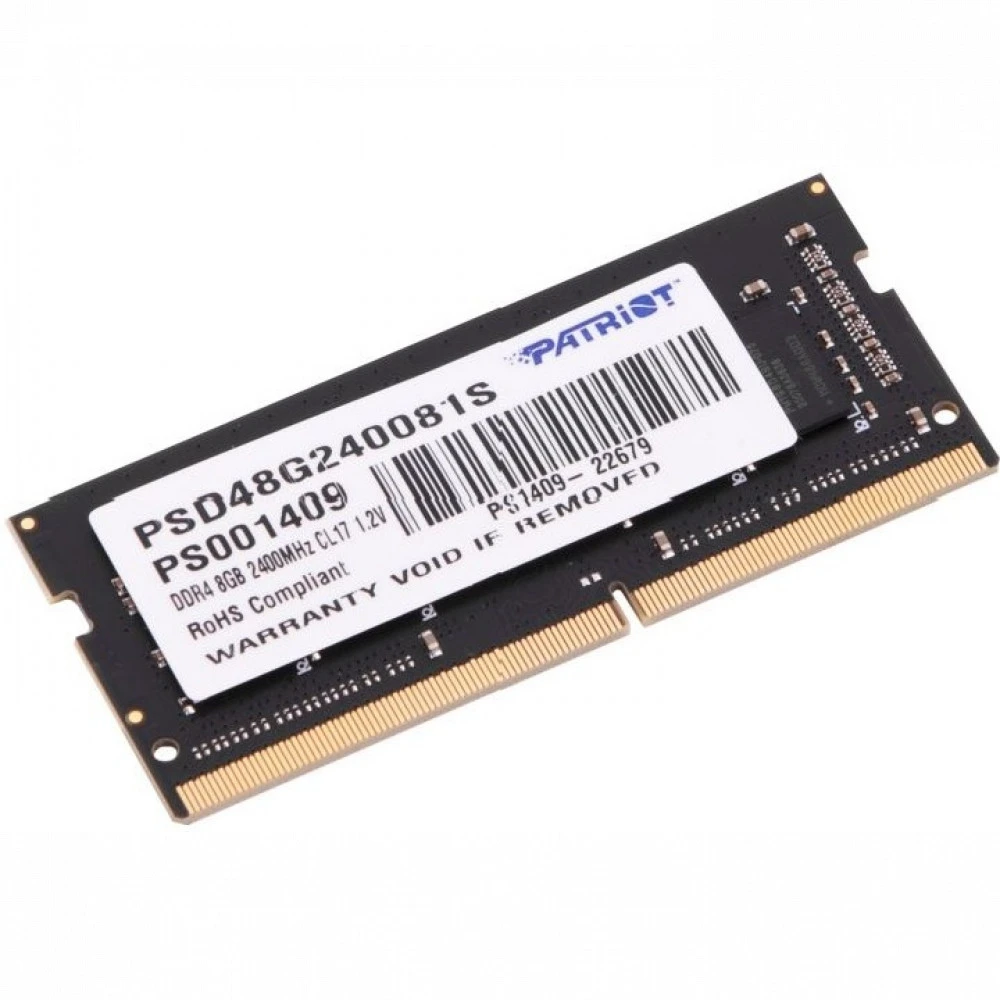 ОЗУ Patriot SL, DDR4 8GB SO-DIMM 3200MHz — 2