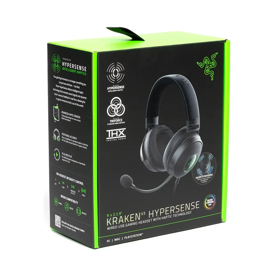 Игровые наушники Razer Kraken V3 HyperSense — 3