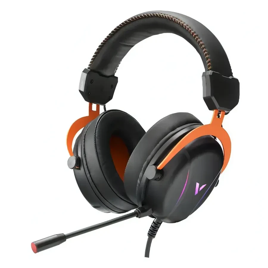 Игровая гарнитура Rapoo VH350S, USB, RGB LED, чёрная — 2