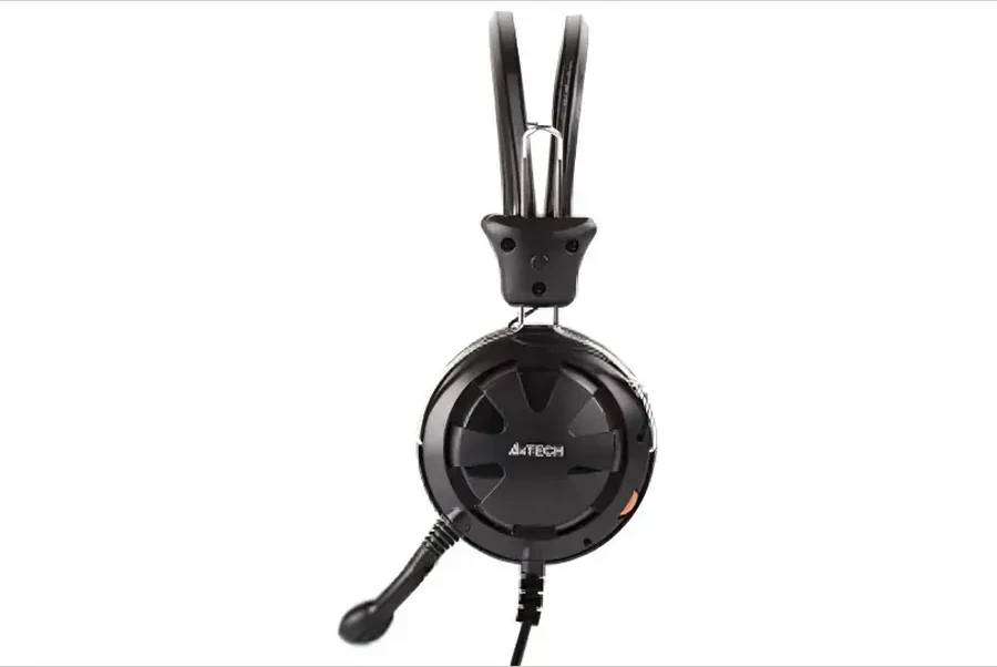Наушники A4tech HS-28 с микрофоном, черные — 2