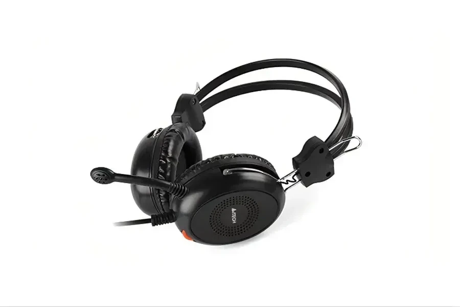 Наушники A4tech HS-30i с микрофоном, черные