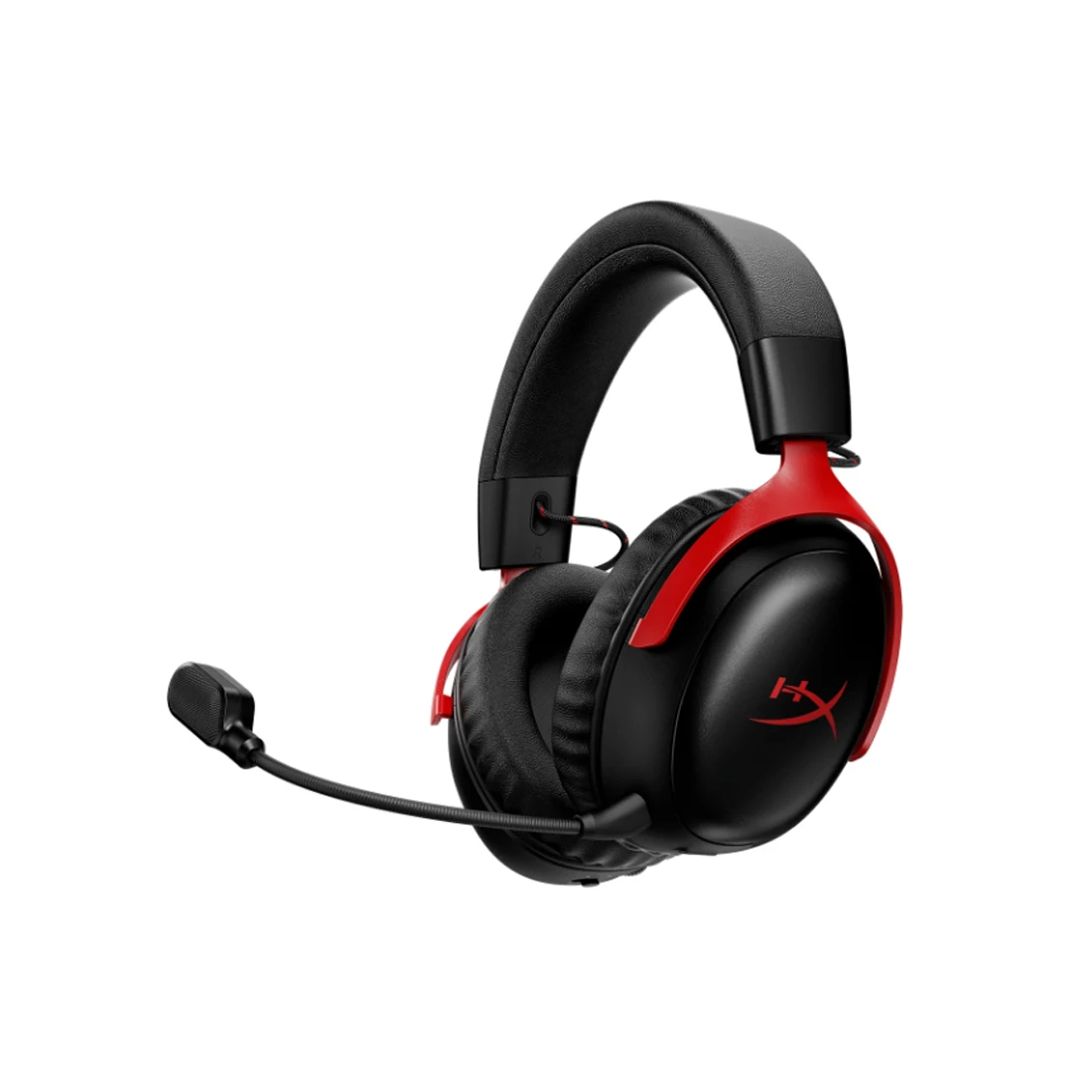 Гарнитура HyperX Cloud III S Wireless, съёмный микрофон, красная