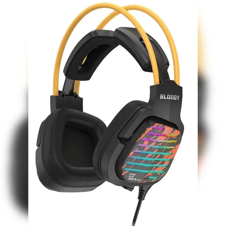 Наушники+микрофон игровые Bloody G565 Energy Black — 3