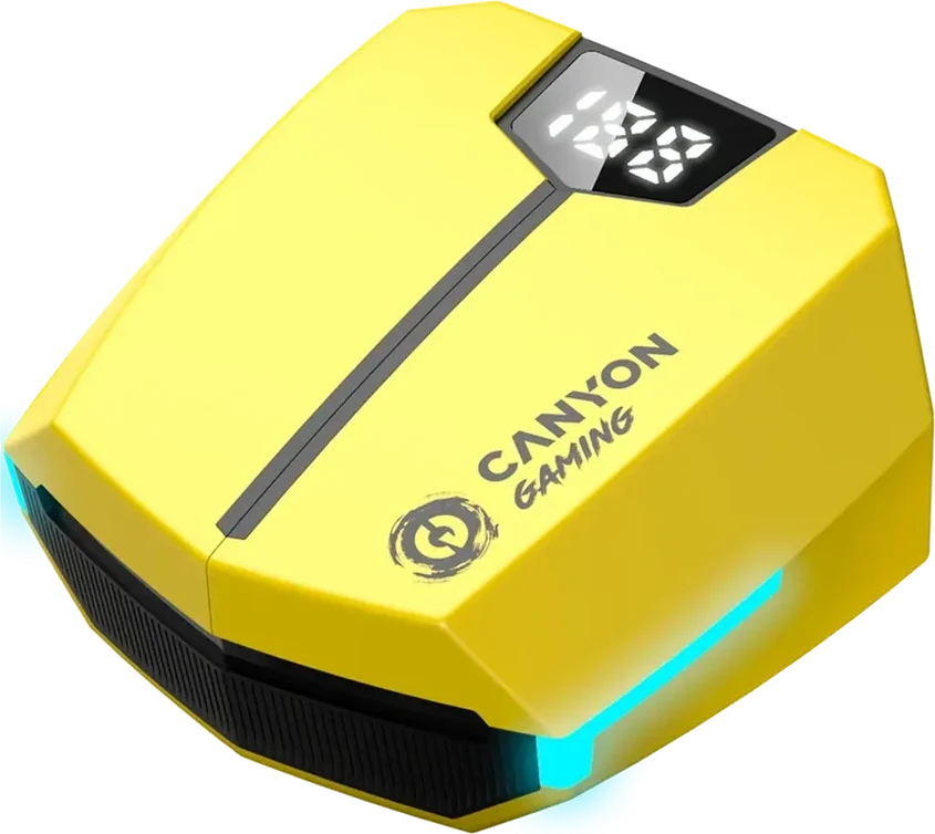 Наушники CANYON headset Doublebee GTWS-2 Gaming Yellow — 2