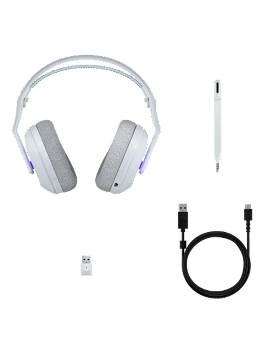 Игровые наушники LOGITECH G522 LIGHTSPEED Wireless Gaming Headset - WHITE - EMEA28i-935 - 2.4GHZ — 3