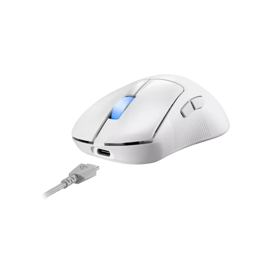 Игровая мышь ASUS ROG KERIS II WL ACE, беспроводная, белая, 42000 DPI — 4