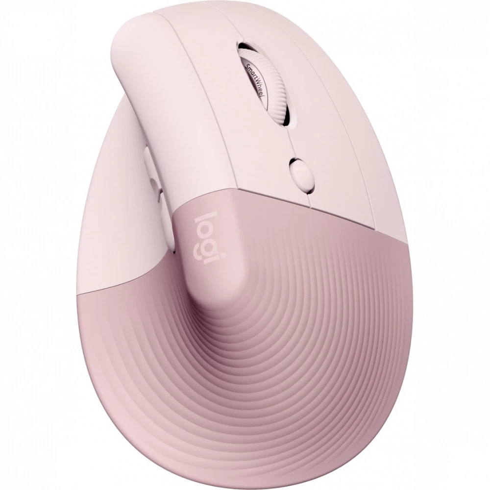 Мышь Logitech LIFT ROSE, беспроводная, Bluetooth, 400-4000 DPI, розовая — 5