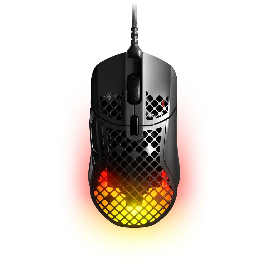 Игровая мышь Steelseries Aerox 5, USB, 6 кнопок, RGB, чёрная