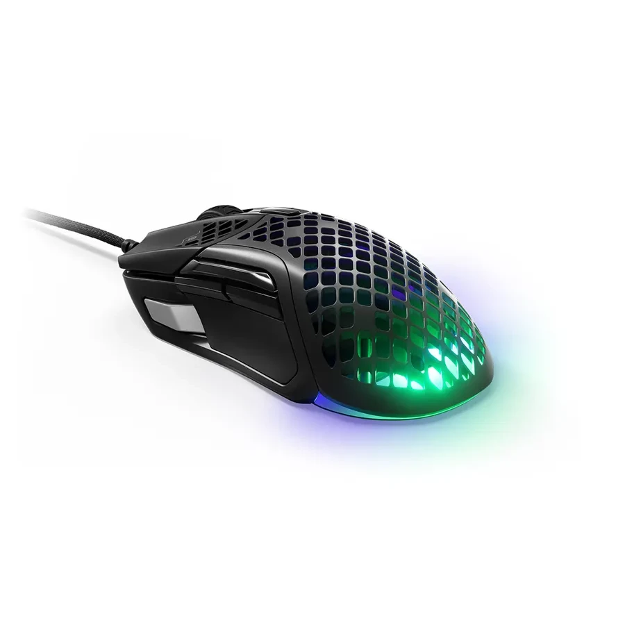 Игровая мышь Steelseries Aerox 5, USB, 6 кнопок, RGB, чёрная — 3