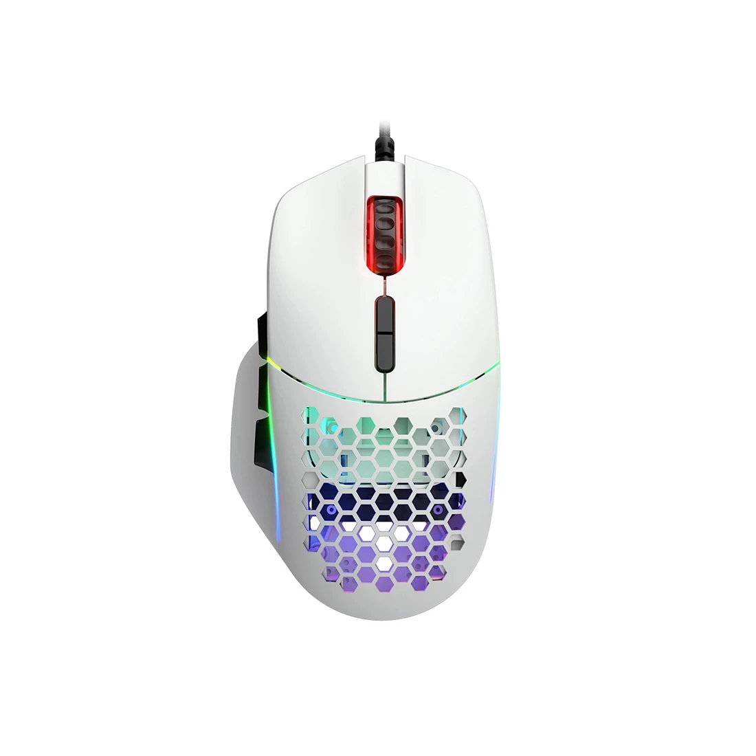 Игровая мышь Glorious Model I, USB, 9 кнопок, 19000 DPI, RGB, белая — 3