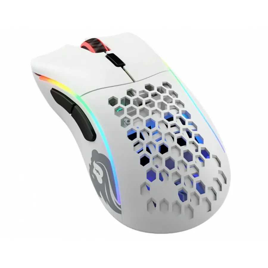 Игровая мышь Glorious Model D Wireless, 6 кнопок, 19000 DPI, RGB, белая — 2