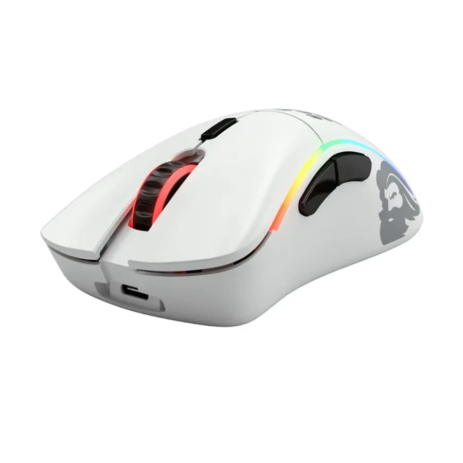 Игровая мышь Glorious Model D Wireless, 6 кнопок, 19000 DPI, RGB, белая — 3