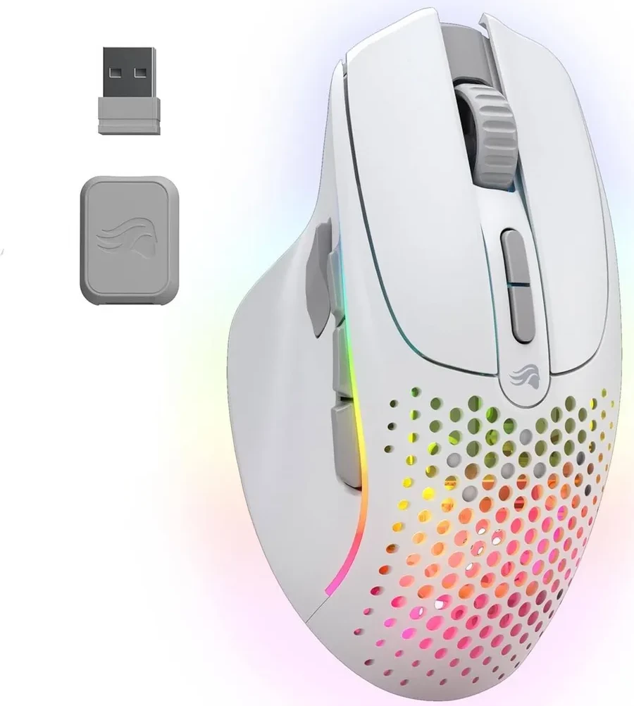 Игровая мышь Glorious Model I 2 Wireless, 9 кнопок, 26000 DPI, белая — 2