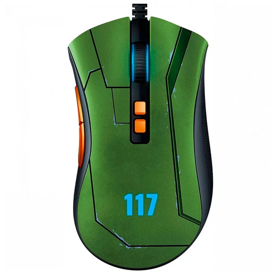 Игровая мышь Razer DeathAdder V2, USB, 8 кнопок, 20000 DPI, зелёная
