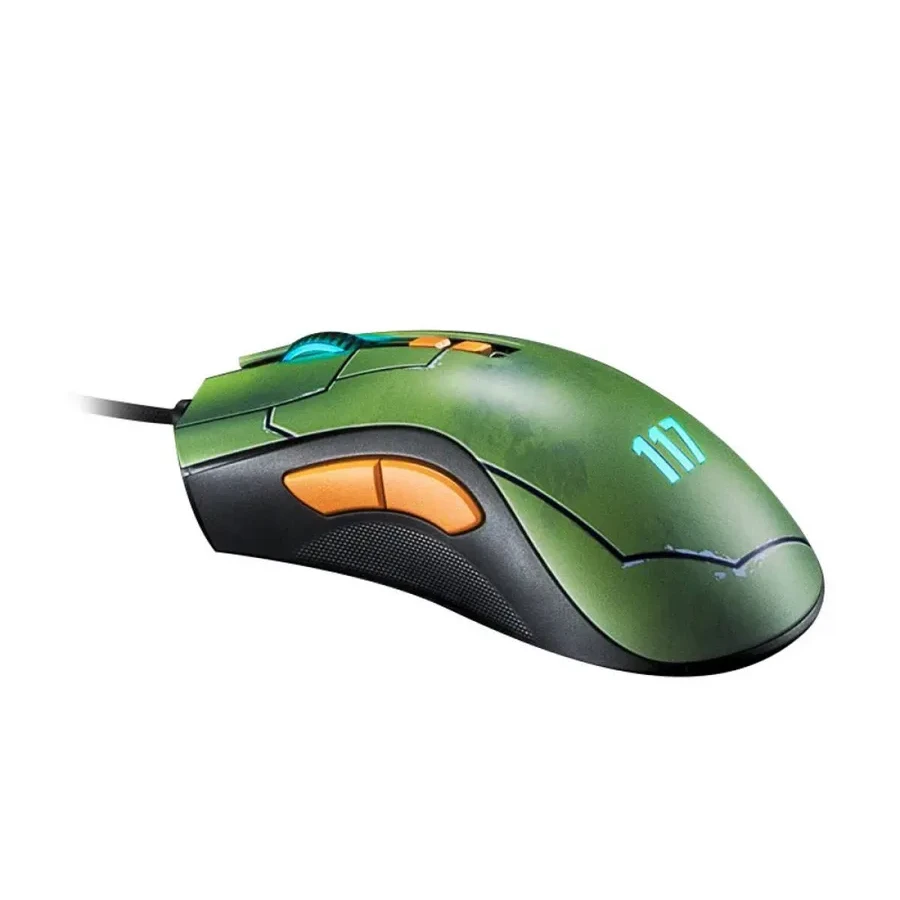 Игровая мышь Razer DeathAdder V2, USB, 8 кнопок, 20000 DPI, зелёная — 2