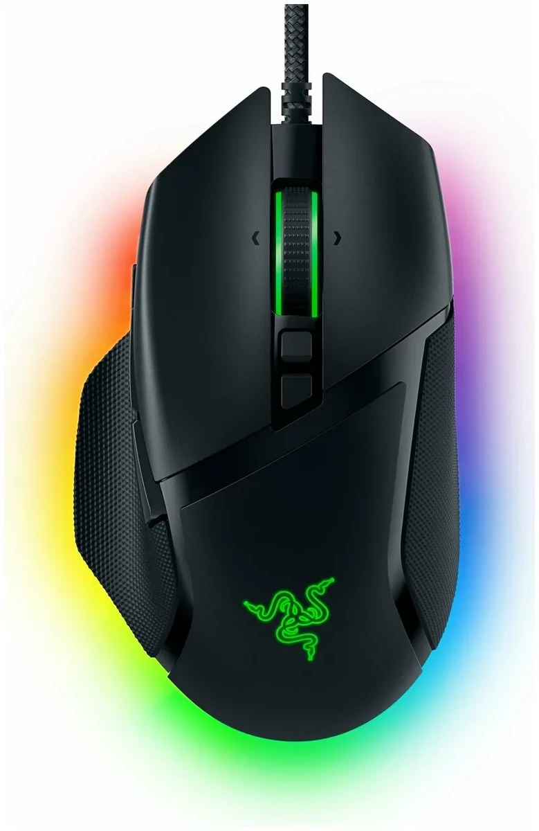 Игровая мышь Razer Basilisk V3, USB, 10 кнопок, 26000 DPI, RGB, чёрная — 2