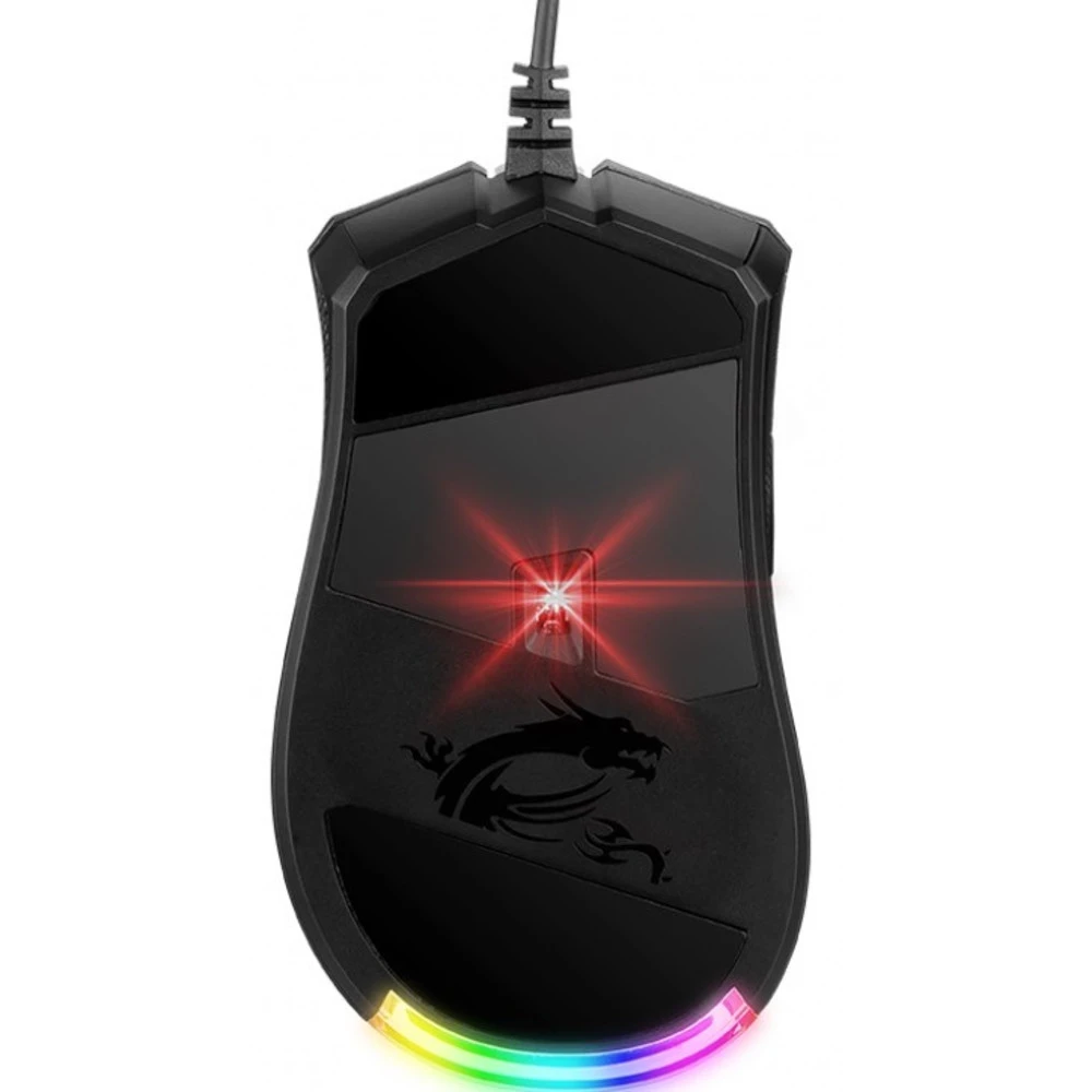 Мышь MSI Clutch GM50, 87г, RGB, USB, Black — 5