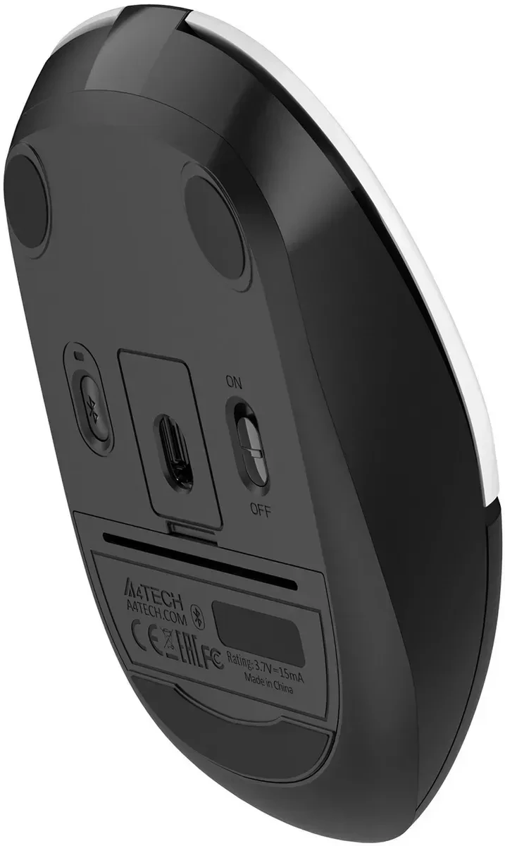 Мышь A4tech Fstyler FB12S, 2.4GHz, панда — 3