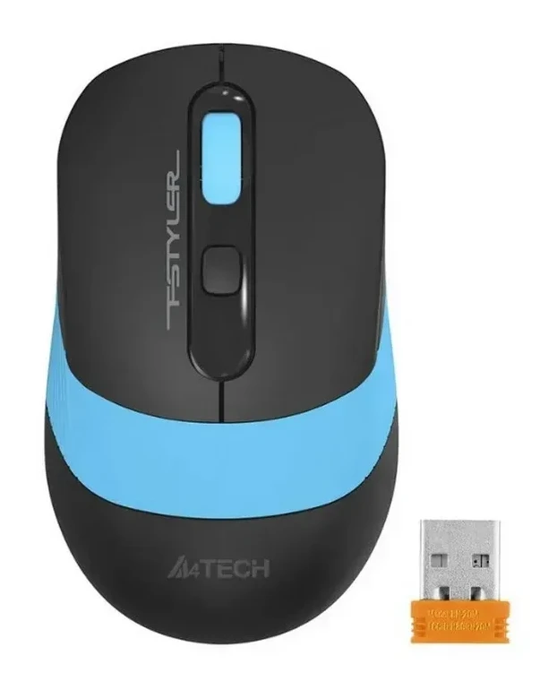 Мышь A4tech Fstyler FG10, 2.4GHz, синяя