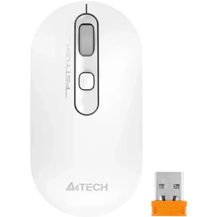 Мышь A4tech Fstyler FG20S, белая — 2
