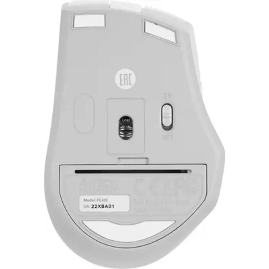 Мышь A4tech Fstyler FG30S, 2.4GHz, белая — 2
