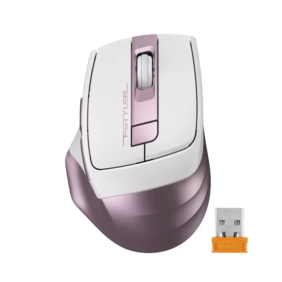 Мышь A4tech Fstyler FG35, 2.4GHz, розовая — 2