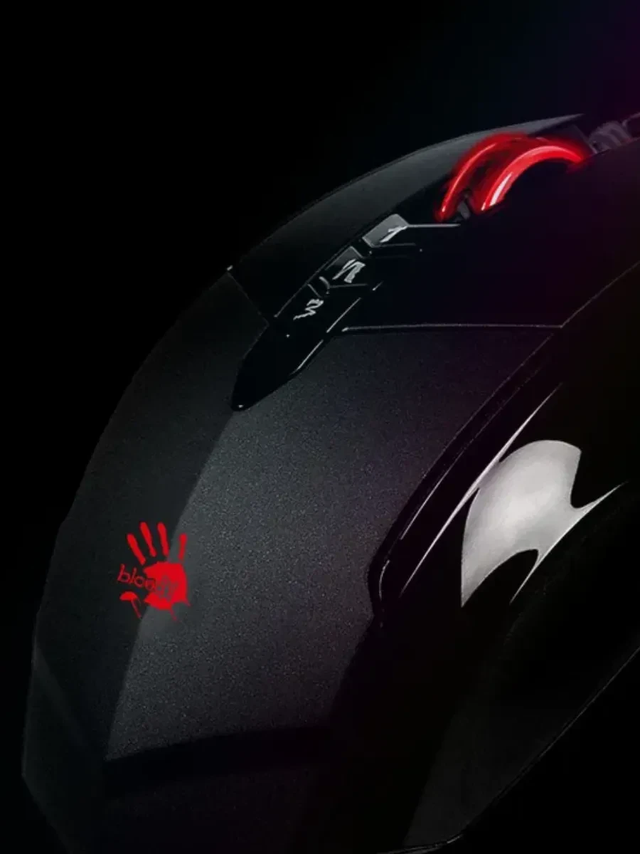 Игровая мышь Bloody V7M, USB, 3200 DPI, чёрная — 3