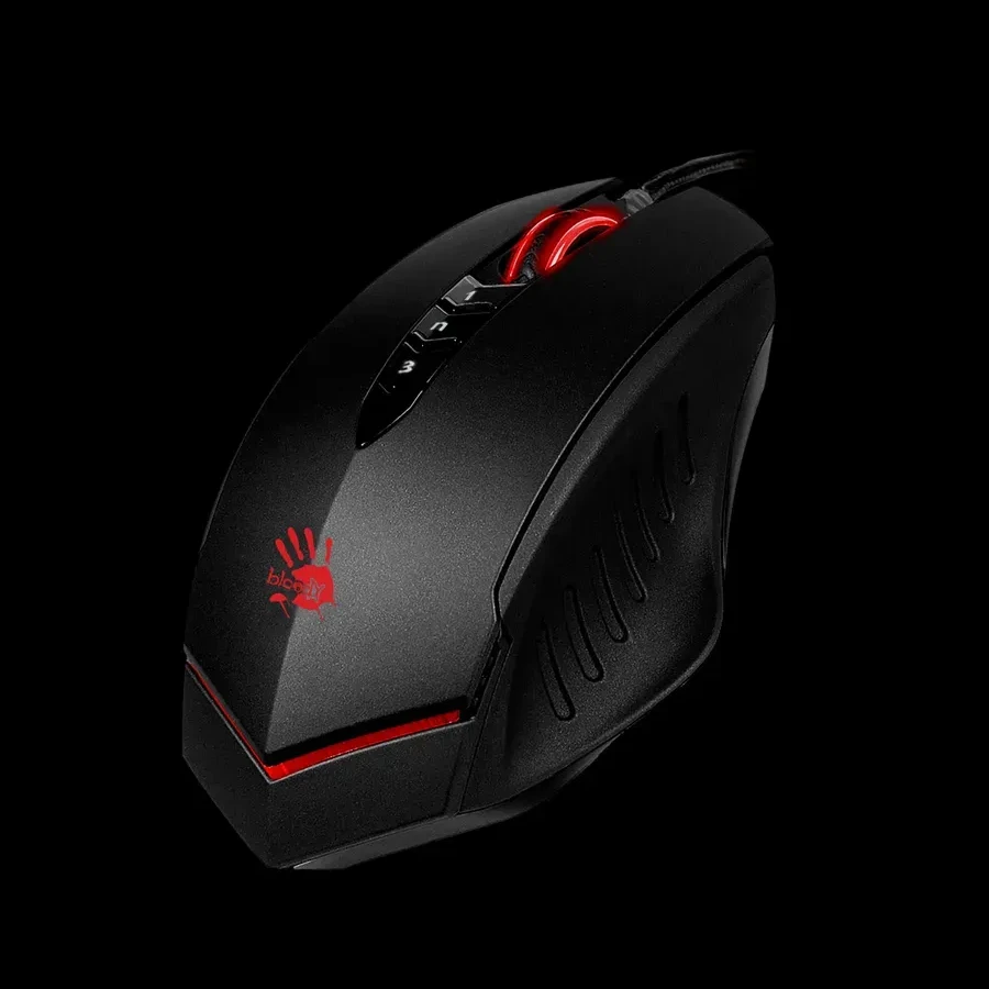 Игровая мышь Bloody V8M, USB, 3200 DPI, чёрная — 3