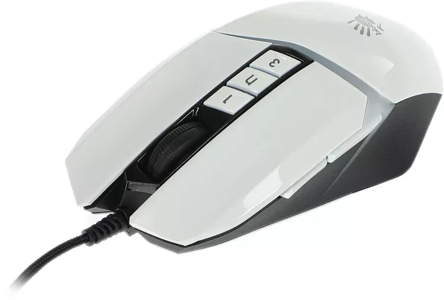 Игровая мышь Bloody W60-Max, чёрно-белая — 2