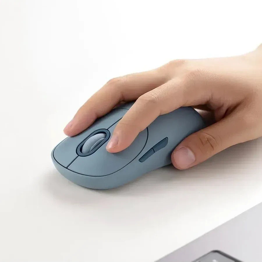 Мышь Xiaomi Wireless Mouse 3, 2.4G/Bluetooth, голубая — 4