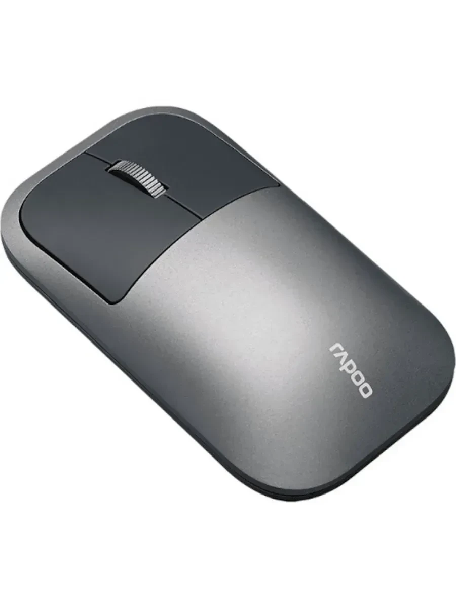 Мышь Rapoo M700 Silent, Bluetooth/2.4G, simsiz, серая — 3