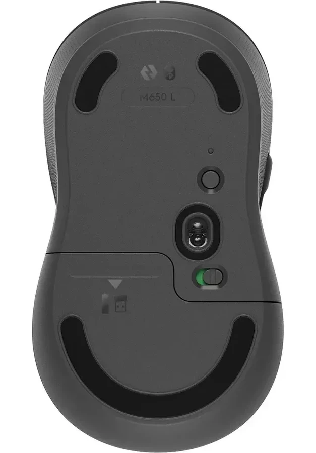 Мышь Logitech Signature M650 L левша, серая