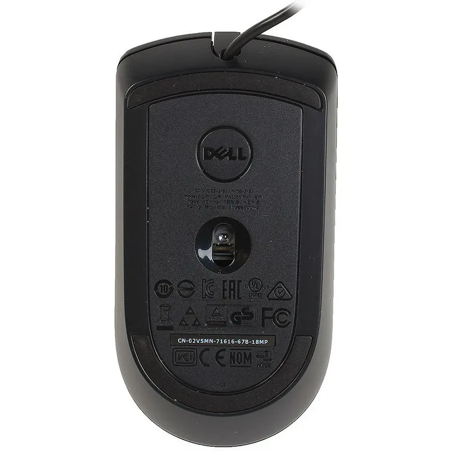 Мышь Dell MS116, оптическая, USB