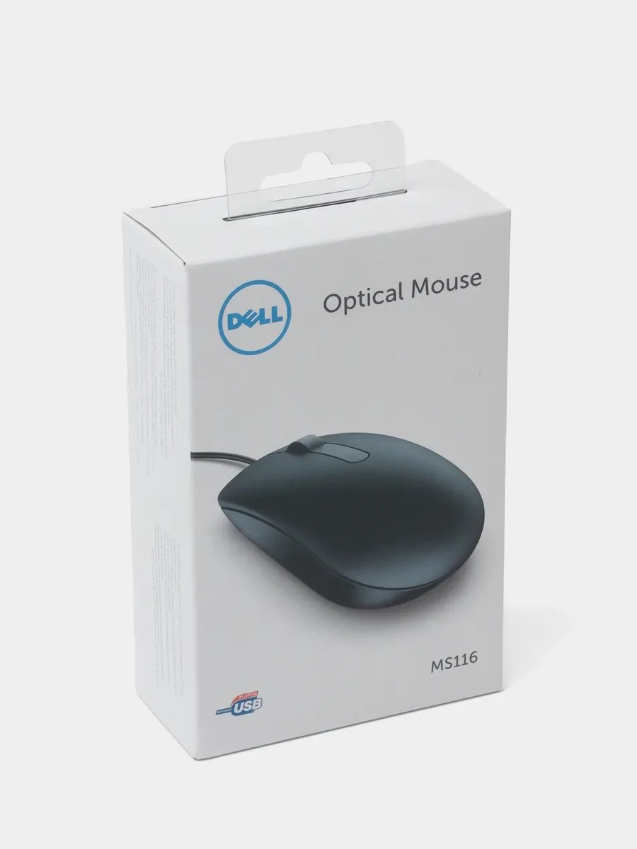 Мышь Dell MS116, оптическая, USB — 2