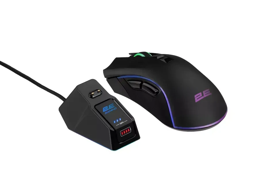 Игровая мышь 2E MG340 WL RGB, чёрная — 5
