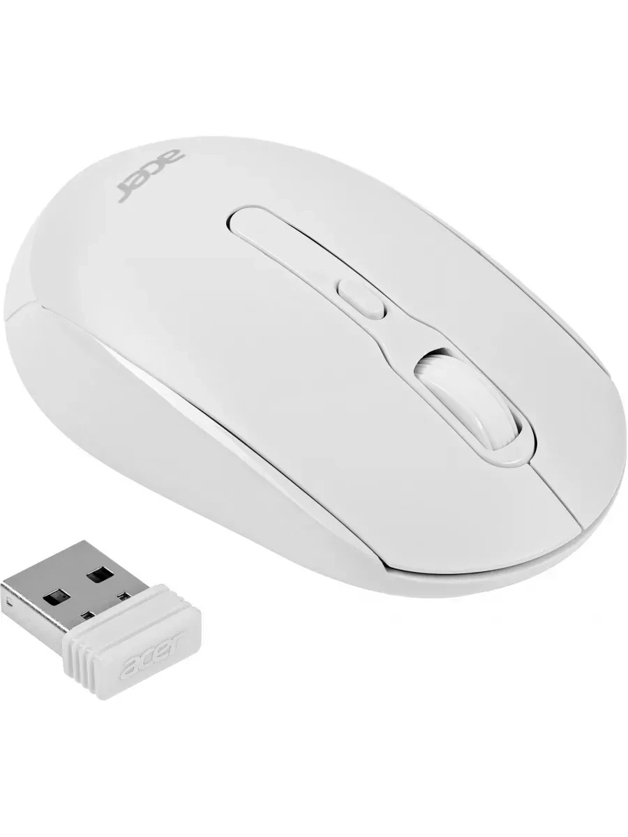 Мышь Acer OMR308, оптическая, 1600 dpi, белая — 3