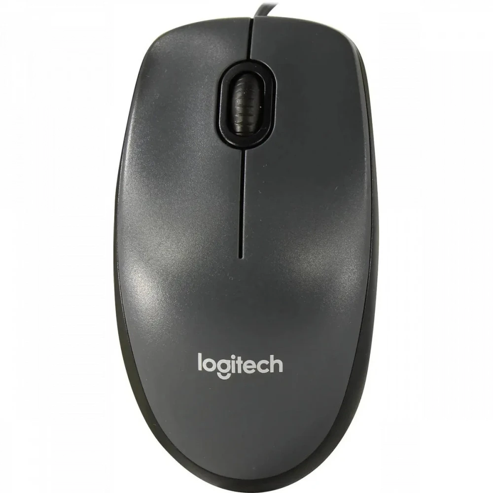 Мышь Logitech M90, проводная, оптическая, чёрная — 3