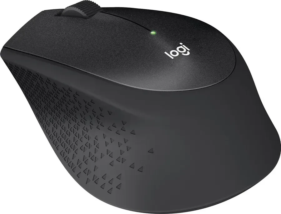 Мышь Logitech M330 Silent Plus, беспроводная, чёрная