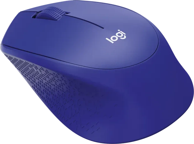Мышь Logitech M330 Silent Plus, беспроводная, синяя — 4