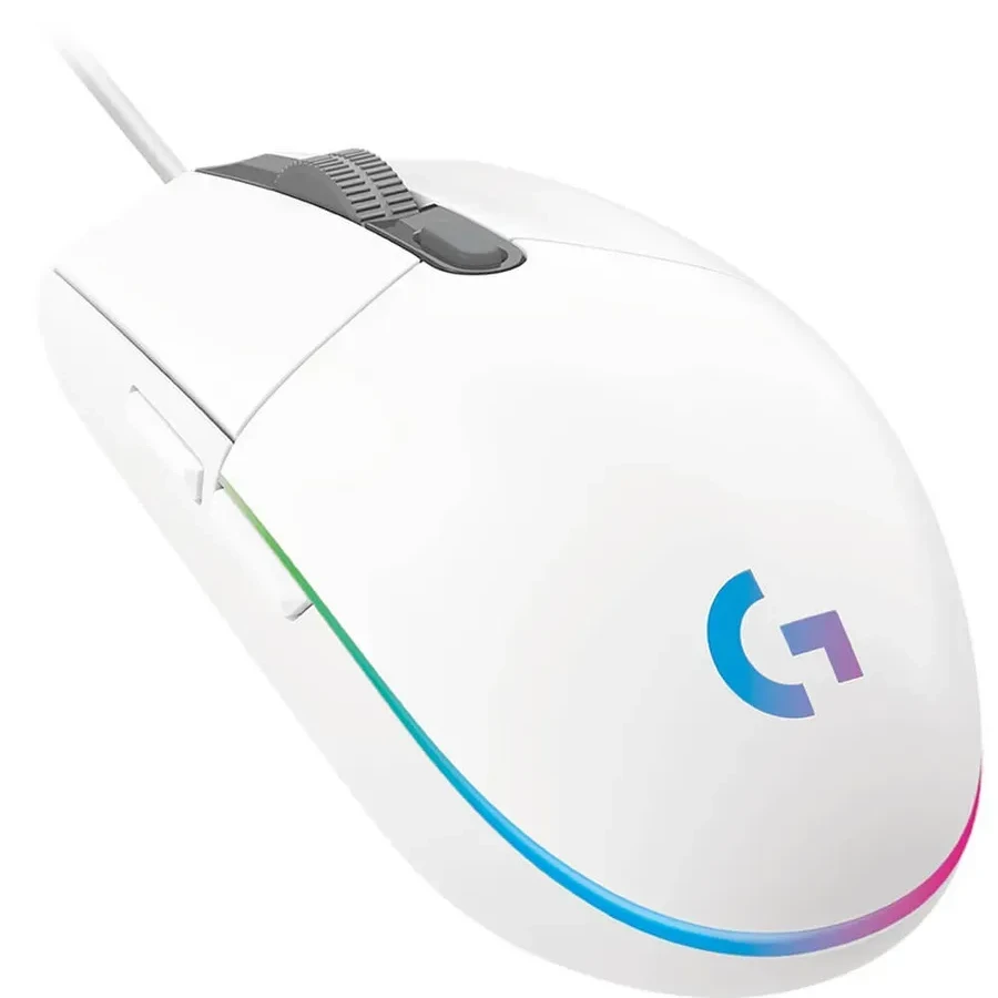 Игровая мышь Logitech G102 LIGHTSYNC, белая — 2