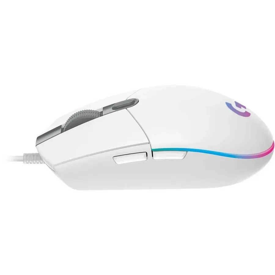 Игровая мышь Logitech G102 LIGHTSYNC, белая — 3