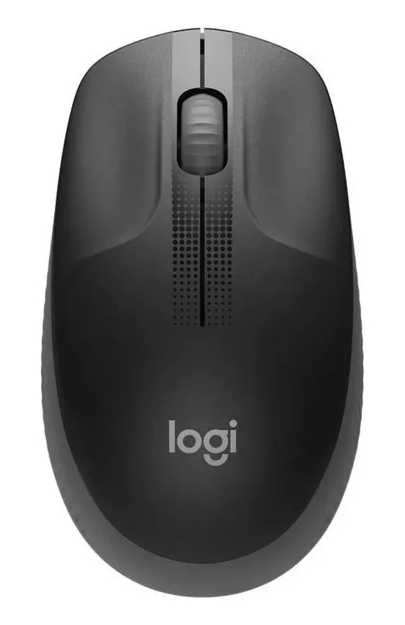 Мышь Logitech M190, беспроводная, полноразмерная, графитовая