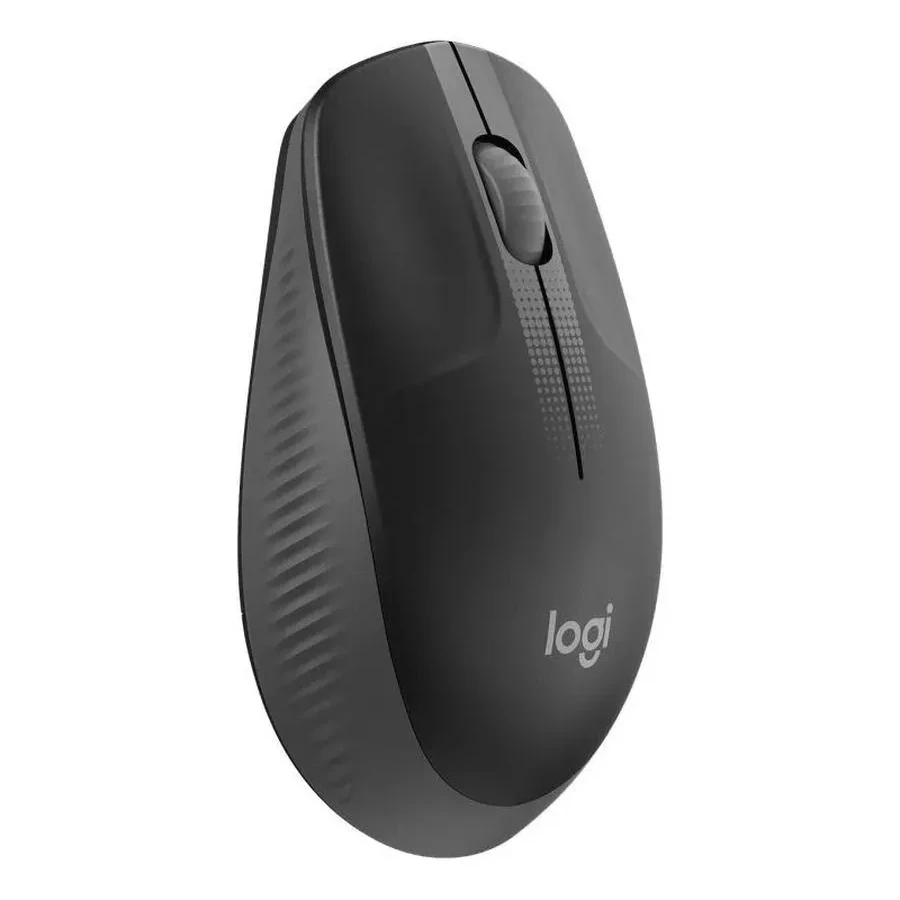 Мышь Logitech M190, беспроводная, полноразмерная, графитовая — 3