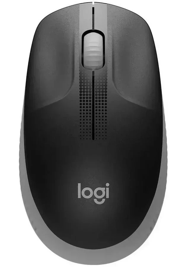 Мышь Logitech M190, беспроводная, серая, полноразмерная