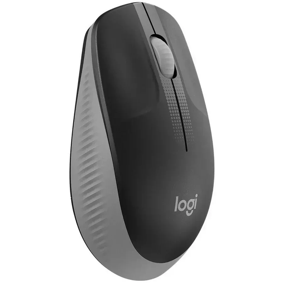 Мышь Logitech M190, беспроводная, серая, полноразмерная — 2