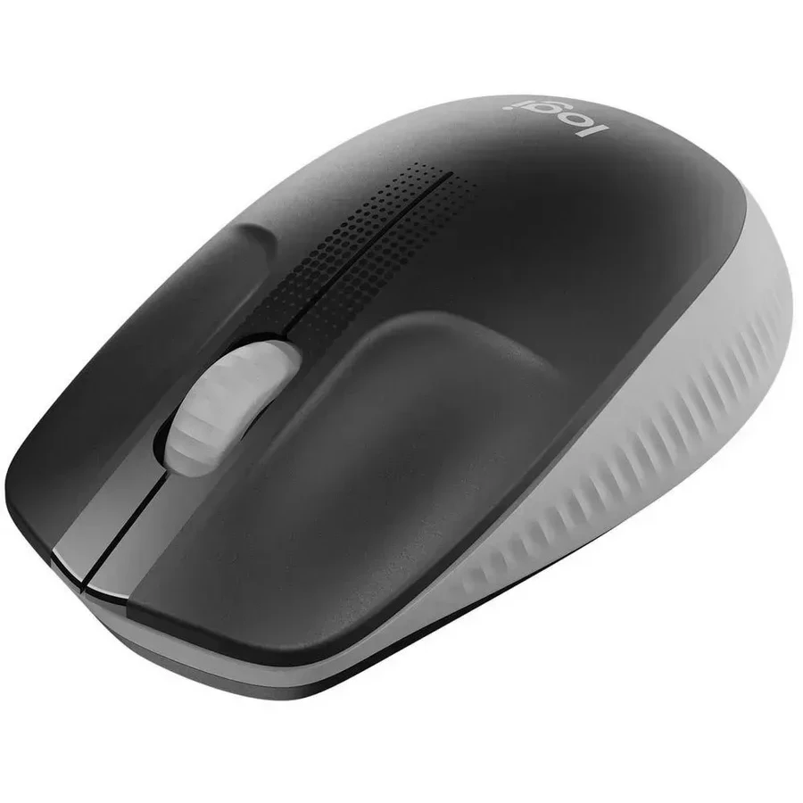 Мышь Logitech M190, беспроводная, серая, полноразмерная — 3