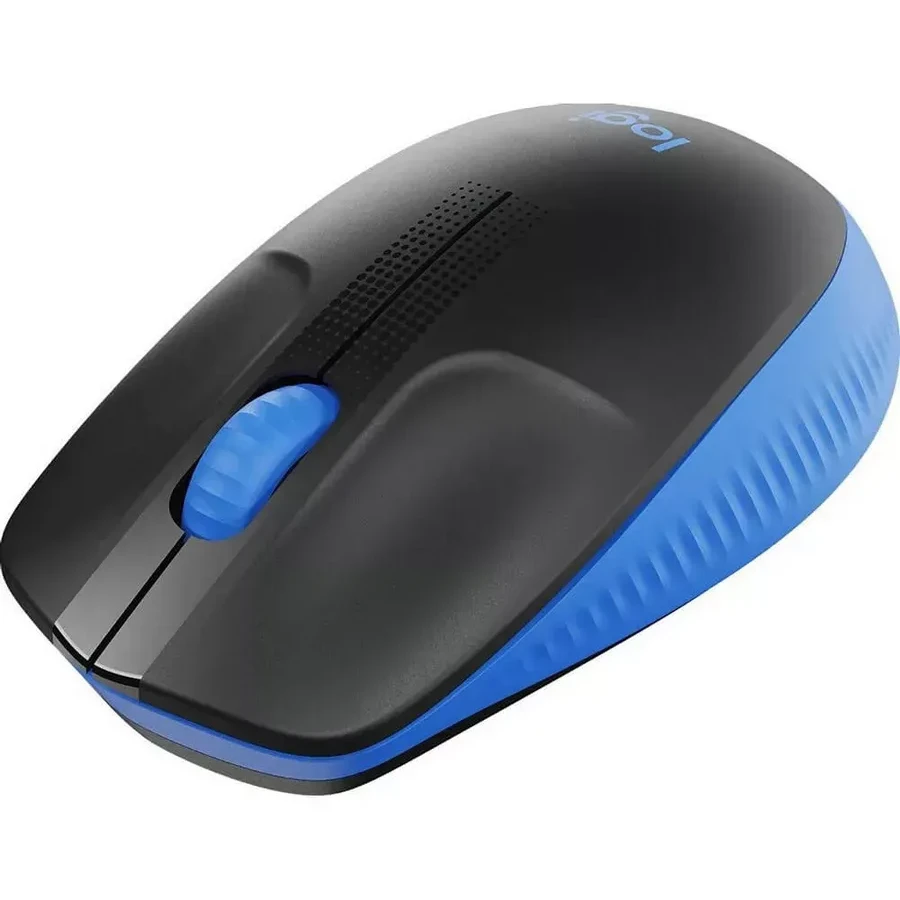 Мышь Logitech M190, беспроводная, синяя, полноразмерная — 4
